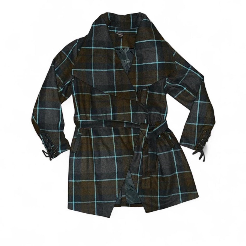 Outlander x Torrid Plaid Wrap Coat